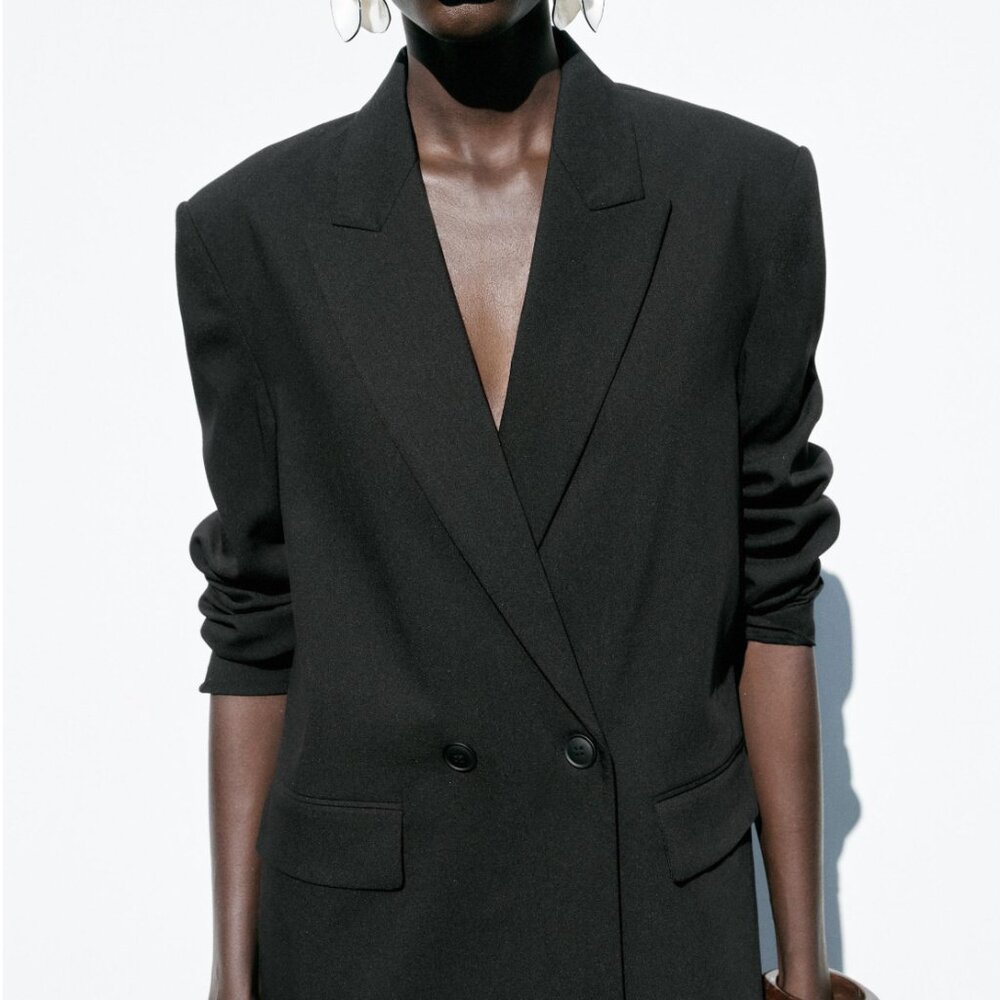 Zara Oversized Black Blazer